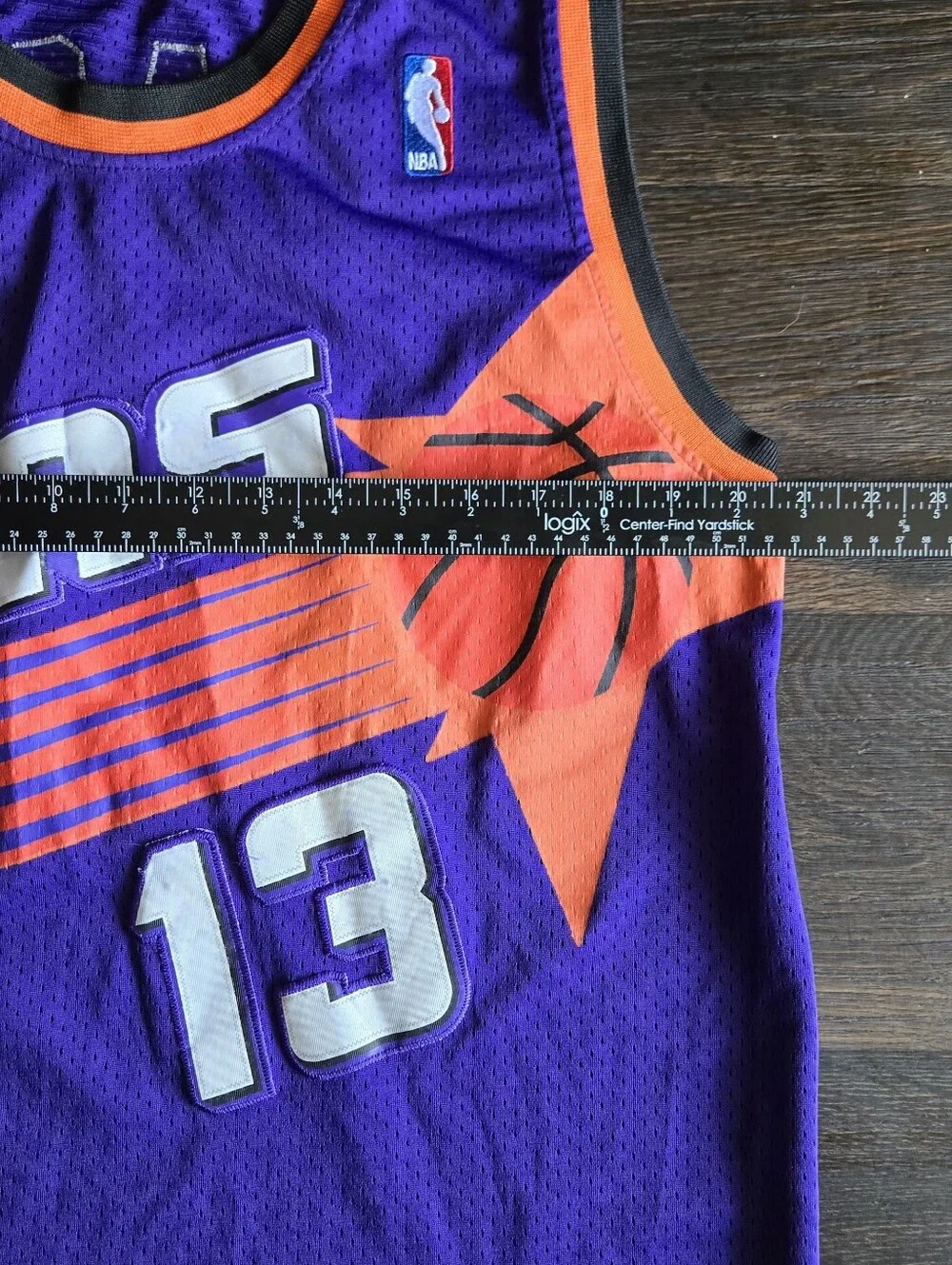 Adidas NBA Hardwood Classics Phoenix Suns 1996-97 Steve Nash #13 Jersey Size L